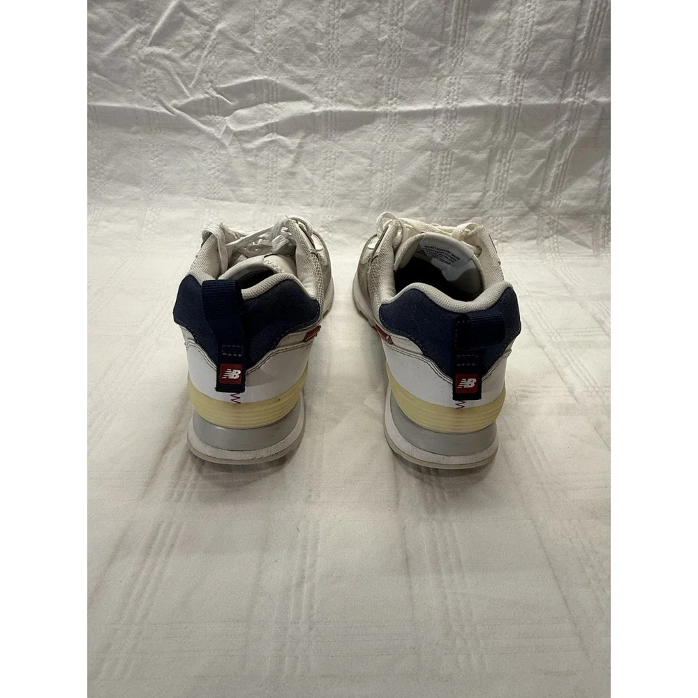 New Balance 574 Reimagined White Natural Indigo Mens Size 8